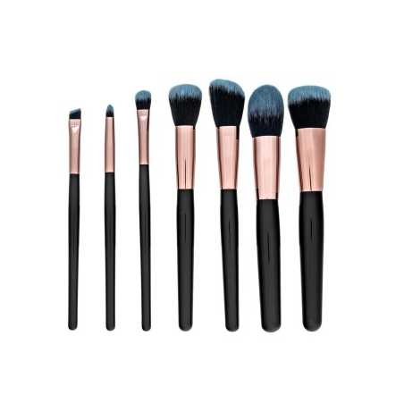 MIMO Makeup Brush Set Black 7 Pcs