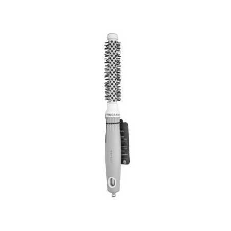 Olivia Garden Expert Blowout Shine Round Brush White & Grey 15 mm