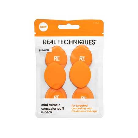 Real Techniques Mini Miracle Concealer Puff 6 Pack