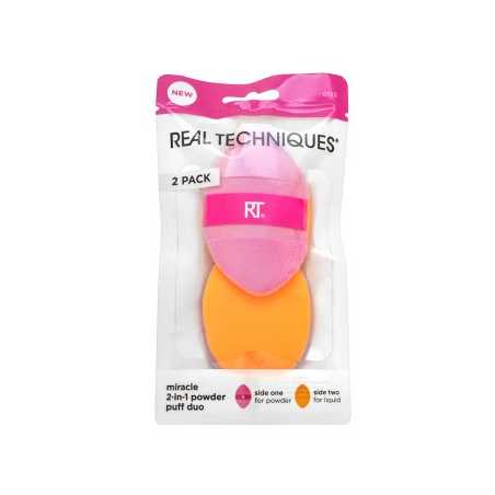 Real Techniques Miracle 2-in-1 Makeup Powder Puff Duo