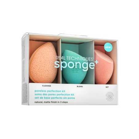 Real Techniques Sponge+ Poreless Perfection Kit 3pcs