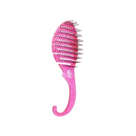 Wet Brush Shower Detangler Glitter Pink