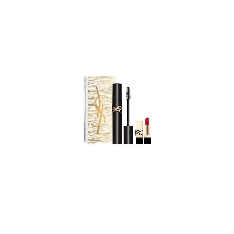 Yves Saint Laurent Lash Clash Mascara + Mini Rossetto Rouge Pour Couture 9 ml + 1,3 g Yves Saint Laurent Lash Clash Mascara + Mini Rossetto Rouge Pour Couture 9 ml + 1,3 g