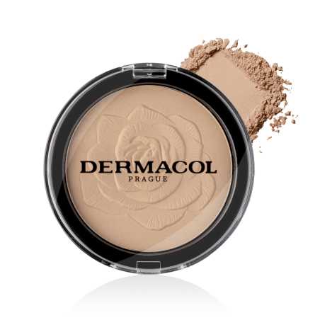 Kompaktní pudr s reliéfem růže Dermacol / Odstín: 4 - 8 g