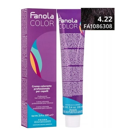 Fanola Color Professional Hair Colouring Cream 4.22 100 ml
