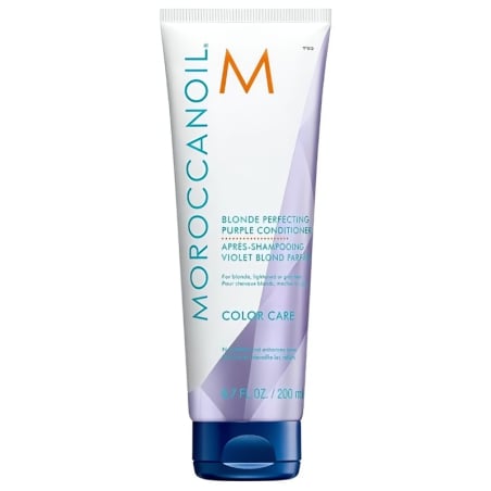 Kondicionér neutralizující žluté tóny vlasů Color Care (Blonde Perfecting Purple Conditioner) Moroccanoil - 200 ml