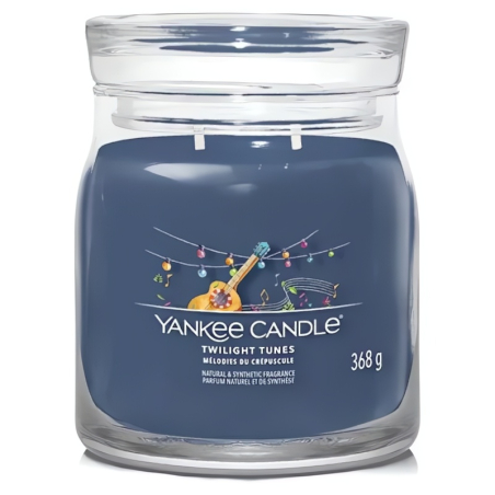 Aromatická svíčka Signature sklo střední Twilight Tunes Yankee Candle - 368 g