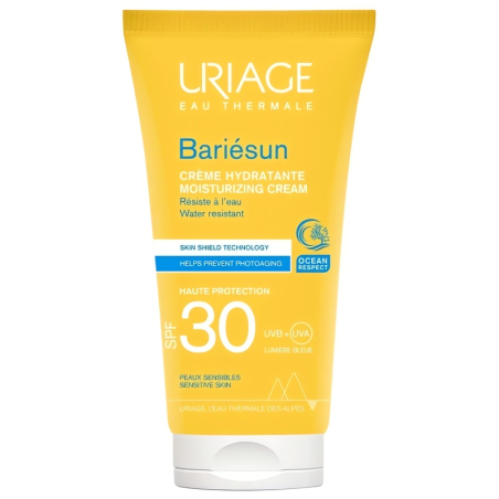 Hydratační krém na opalování pro citlivou pokožku SPF 30 Bariesun (Moisturizing Cream) Uriage - 50 ml