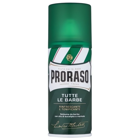 Osvěžující pěna na holení Green Eukalyptus (Shaving Foam) Proraso - 100 ml