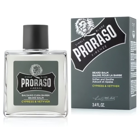 Balzám na plnovous Vetiver a cypřiš (Beard Balm) Proraso - 100 ml