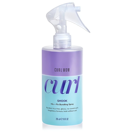 Sprej pro kudrnaté a vlnité vlasy Curl Wow Shook (Mix+Fix Bundling Spray) Color Wow - 295 ml