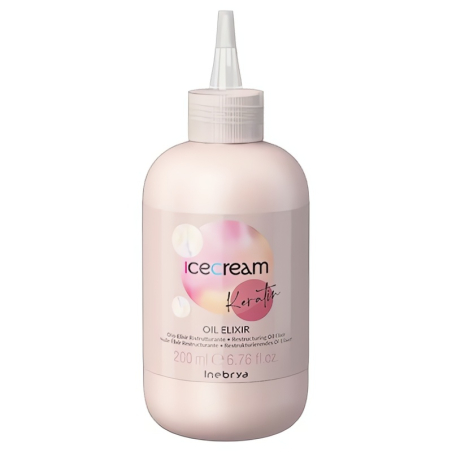 Rekonstrukční olejové sérum na bázi keratinu Ice Cream Keratin (Restructuring Oil Elixir) Inebrya - 200 ml
