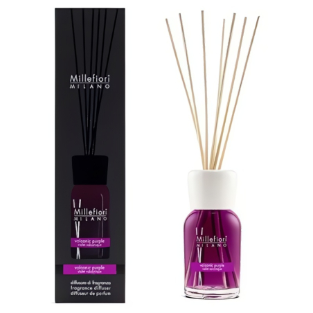 Aroma difuzér Natural Vulkanická fialová Millefiori Milano - 100 ml