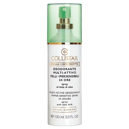 24hodinový deodorant ve spreji pro citlivou pleť (Multi-Active Deodorant Hyper-Sensitive Skins 24 Hours) Collistar - 100 ml
