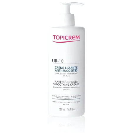 Tělový krém na hrubou a suchou pokožku UR10 (Anti Roughness Smoothing Cream) Topicrem - 500 ml