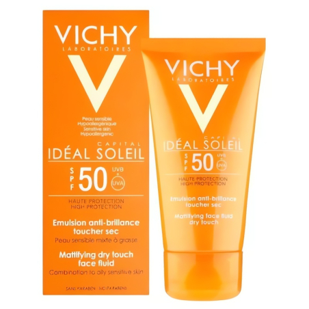 Ochranný matující fluid na obličej SPF 50 Capital Soleil (Mattifying Face Fluid) Vichy - 50 ml