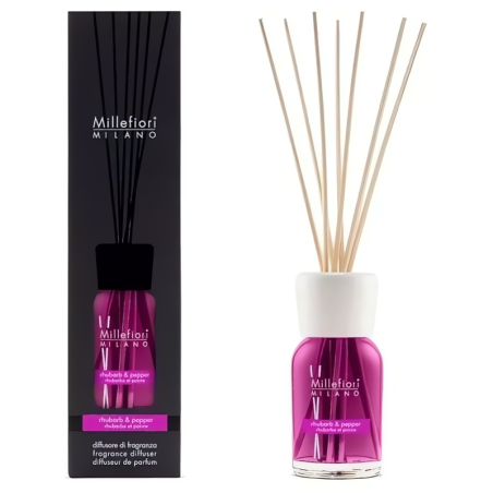 Aroma difuzér Natural Rebarbora a pepř Millefiori Milano - 100 ml