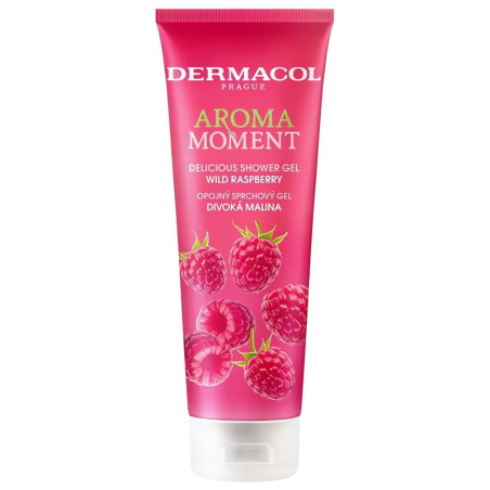 Sprchový gel Divoká malina Aroma Moment (Delicious Shower Gel) Dermacol - 250 ml
