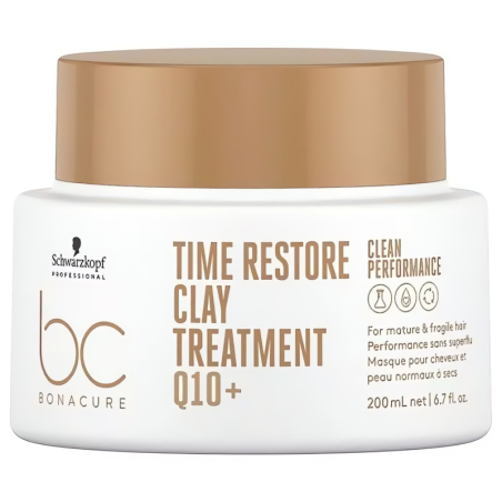 Jílová maska pro zralé vlasy Time Restore (Clay Treatment) Schwarzkopf Professional - 500 ml