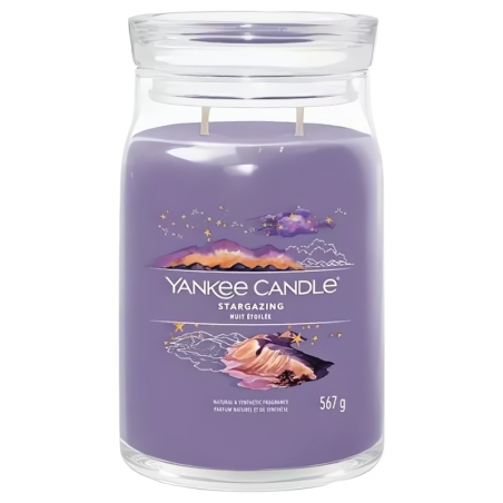 Aromatická svíčka Signature sklo velké Stargazing Yankee Candle - 567 g