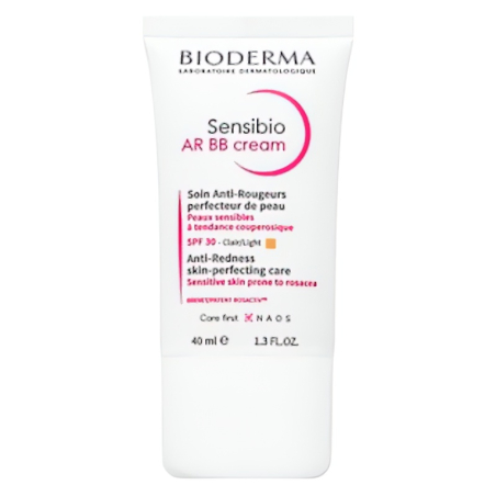 Sensibio AR BB Cream Anti-Redness Skin-Perfecting Care Claire Light BB krém proti zarudnutí Bioderma - 40 ml