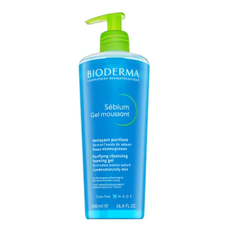 Sébium Gel Moussant Purifying Cleanising Foaming čistící gel pro normální/smíšenou pleť Bioderma - 500 ml