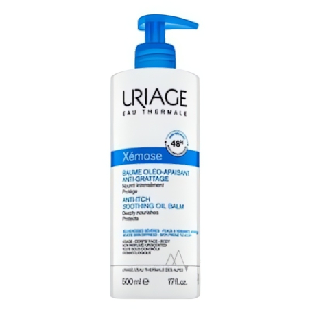 Xémose Anti-Itch Soothing Oil Balm zklidňující emulze pro suchou atopickou pokožku Uriage - 500 ml