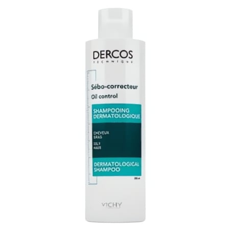 Dercos Oil Control Advanced Action Shampoo čisticí šampon pro mastnou pokožku hlavy Vichy - 200 ml