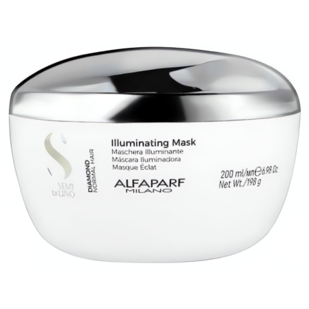 Rozjasňující maska pro normální vlasy Semi di Lino Diamond (Illuminating Mask) Alfaparf Milano - 200 ml