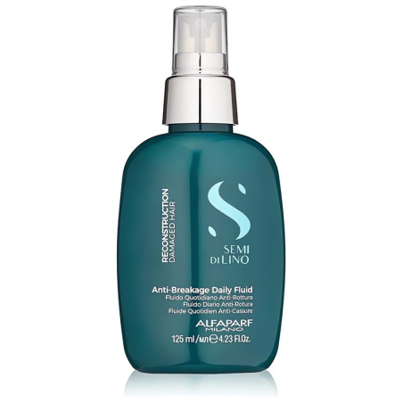 Denní fluid proti lámaní vlasů pro poškozené vlasy Semi di Lino Reconstruction Alfaparf Milano - 125 ml