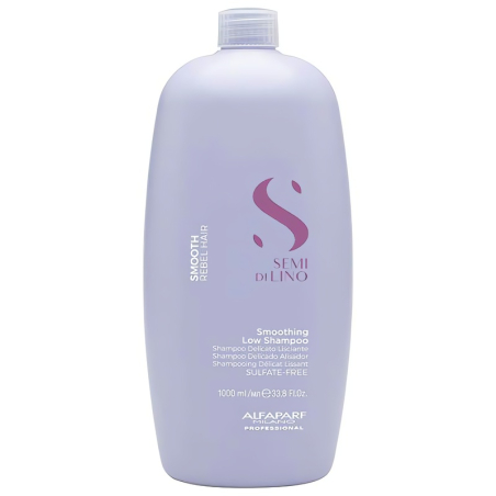 Uhlazující šampon pro nepoddajné vlasy Semi Di Lino Smooth (Smoothing Low Shampoo) Alfaparf Milano - 1000 ml
