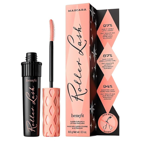 Řasenka pro dokonalé natočení řas Roller Lash (Super Curling & Lifting Mascara) Black Benefit - 8,5 g