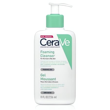 Čisticí pěnivý gel pro normální až mastnou pleť (Foaming Cleanser) CeraVe - 236 ml