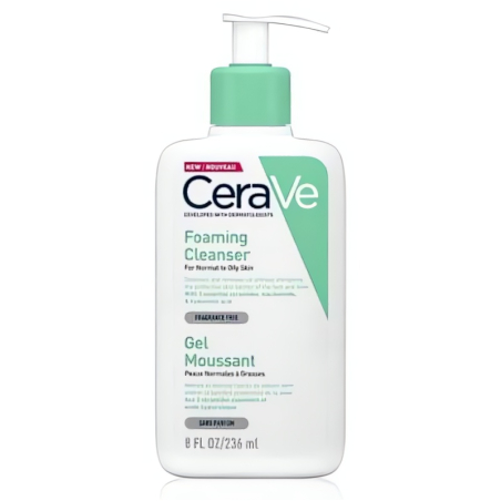 Čisticí pěnivý gel pro normální až mastnou pleť (Foaming Cleanser) CeraVe - 473 ml