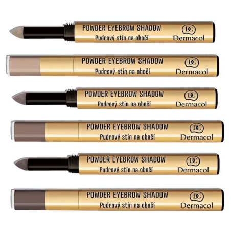 Pudrové stíny na obočí (Powder Eyebrow Shadow) Dermacol / Odstín: 1 - 1 g