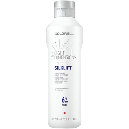 Krémový peroxid pro šetrné zesvětlování vlasů Light Dimensions SilkLift 6% (Conditioning Cream Developer) Goldwell - 750 ml