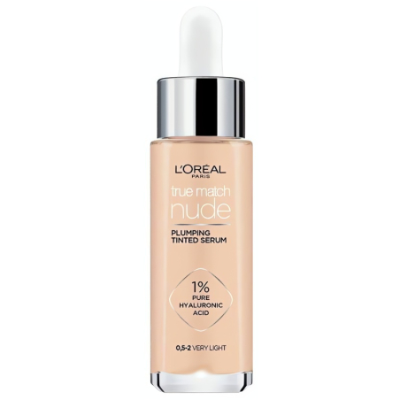 Tónující sérum True Match Nude (Plumping Tinted Serum) L'Oréal Paris / Odstín: 3-4 Light Medium - 30 ml