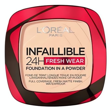 Make-up v&nbsp;pudru Infaillible 24H Fresh Wear (Foundation in a Powder) L'Oréal Paris / Odstín: 130 True Story - 9 g