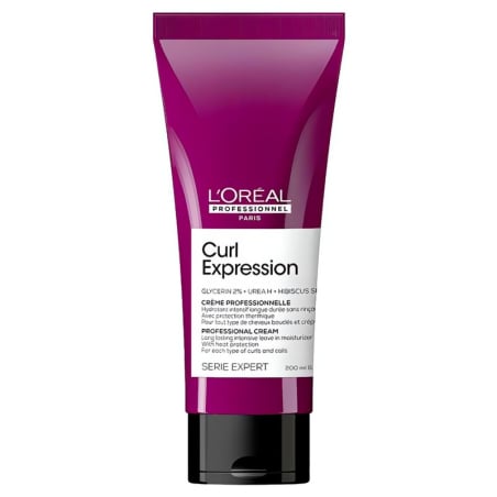 Bezoplachový krém pro kudrnaté a vlnité vlasy Curl Expression Long Lasting Moisturizer L'Oréal Professionnel - 200 ml