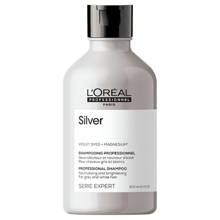 Stříbrný šampon pro šedé a bílé vlasy Magnesium Silver L'Oréal Professionnel - 500 ml