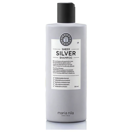 Šampon neutralizující žluté tóny vlasů Sheer Silver (Shampoo) Maria Nila - 1000 ml