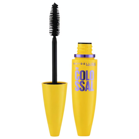 Řasenka s megakartáčkem pro kolosální objem Colossal Volum Express Maybelline / Odstín: Black - 10,7 ml