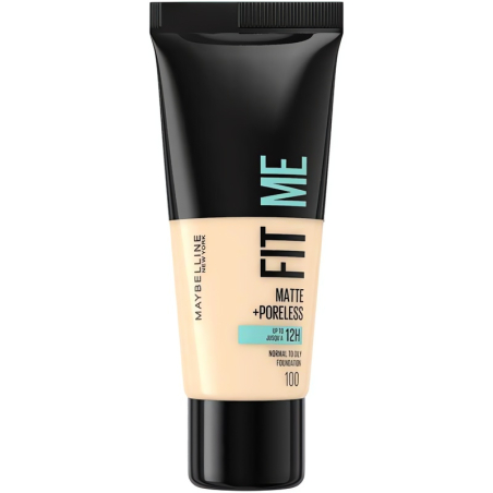 Sjednocující make-up s matujícím efektem Fit Me! (Matte & Poreless Make-Up) Maybelline / Odstín: 104 Soft Ivory - 30 ml