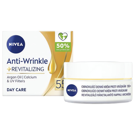 Obnovující denní krém proti vráskám 55+ (Anti-Wrinkle + Revitalizing) Nivea - 50 ml