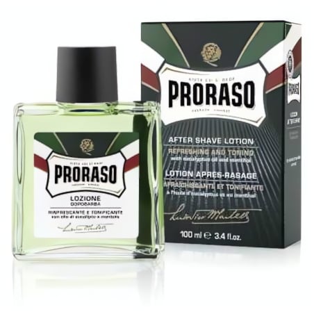 Osvěžující voda po holení s eukalyptem Green (After Shave Lotion) Proraso - 100 ml