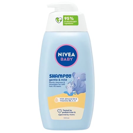 Extra jemný šampon pro děti Baby 500 ml / s pumpičkou Nivea