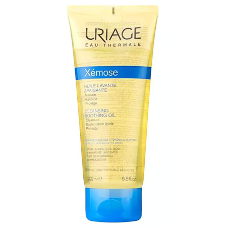Zklidňující čisticí olej na obličej a tělo Xémose (Cleasing Soothing Oil) Uriage - 200 ml