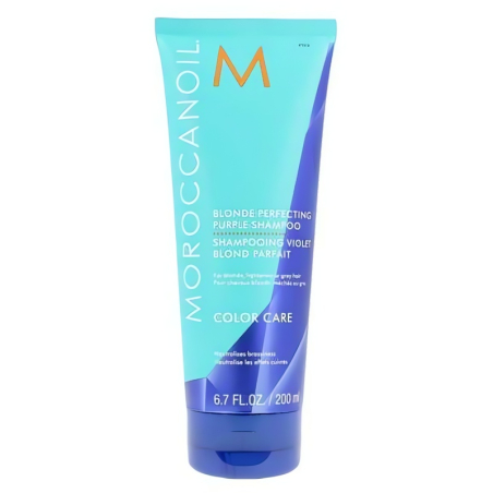 Šampon neutralizující žluté tóny vlasů (Blonde Perfecting Purple Shampoo) Moroccanoil - 70 ml