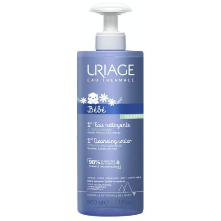 Čisticí voda Bébé (1st Cleansing Water) Uriage - 500 ml