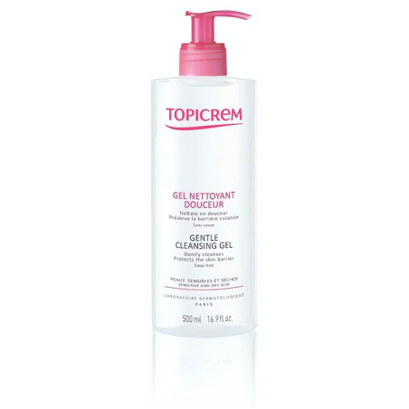 Jemný mycí gel na tělo a obličej (Gentle Cleansing Gel) Topicrem - 500 ml
